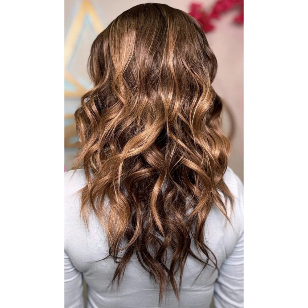 CSC Sharpay Midi (Brown sugar) monofilament wig Standard size runs small New - Picture 4 of 6